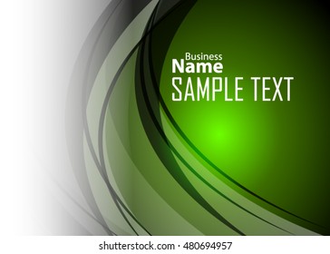 Color abstract template for card or banner. Metal Background with waves and reflections. Business background, silver, illustration. Illustration of abstract background with a metallic element