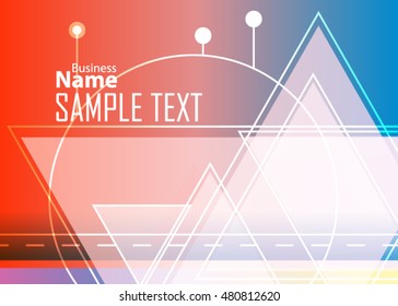Color abstract template for card or banner. Metal Background with waves and reflections. Business background, silver, illustration. Illustration of abstract background with a metallic element