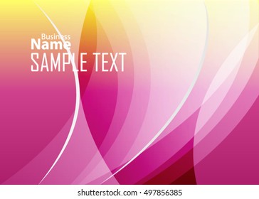 Color abstract template for card or banner. Metal Background with waves and reflections.