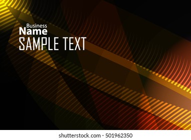 Color abstract template for card or banner. Metal Background with waves and reflections