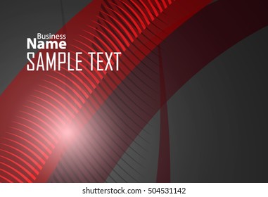 Color abstract template for card or banner. Metal Background with waves and reflections