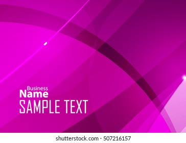 Color abstract template for card or banner. Metal Background with waves and reflections