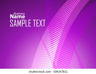 Color abstract template for card or banner. Metal Background with waves and reflections