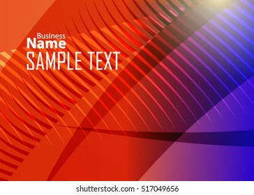 Color abstract template for card or banner. Metal Background with waves and reflections. Business background, silver, illustration. Illustration of abstract background with a metallic element