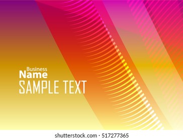 Color abstract template for card or banner. Metal Background with waves and reflections. Business background, silver, illustration. Illustration of abstract background with a metallic element