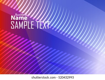 Color abstract template for card or banner. Metal Background with waves and reflections. Business background, silver, illustration. Illustration of abstract background with a metallic element