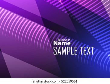 Color abstract template for card or banner. Metal Background with waves and reflections. Business background, silver, illustration. Illustration of abstract background with a metallic element