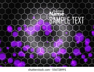 Color abstract template for card or banner. Metal Background with waves and reflections. Business background, silver, illustration. Illustration of abstract background with a metallic element