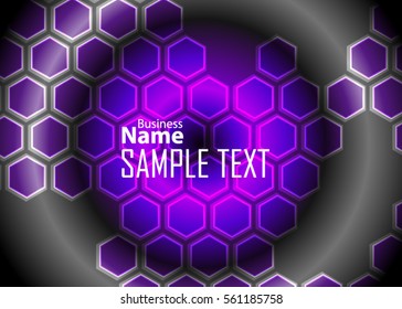 Color abstract template for card or banner. Metal Background with waves and reflections. Business background, silver, illustration. Illustration of abstract background with a metallic element