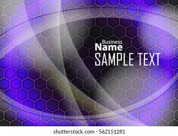 Color abstract template for card or banner. Metal Background with waves and reflections. Business background, silver, illustration. Illustration of abstract background with a metallic element