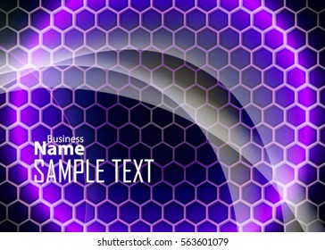 Color abstract template for card or banner. Metal Background with waves and reflections. Business background, silver, illustration. Illustration of abstract background with a metallic element