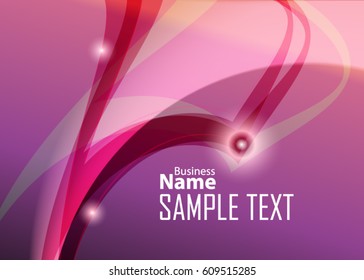 Color abstract template for card or banner. Metal Background with waves and reflections. Business background, silver, illustration. Illustration of abstract background with a metallic element