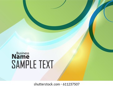 Color abstract template for card or banner. Metal Background with waves and reflections. Business background, silver, illustration. Illustration of abstract background with a metallic element