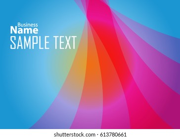 Color abstract template for card or banner. Metal Background with waves and reflections. Business background, silver, illustration. Illustration of abstract background with a metallic element