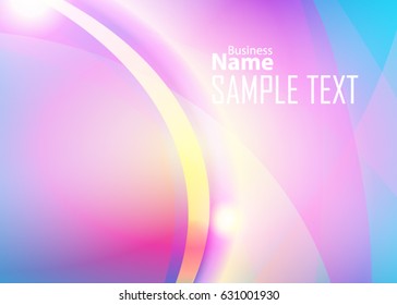 Color abstract template for card or banner. Metal Background with waves and reflections. Business background, silver, illustration. Illustration of abstract background with a metallic element