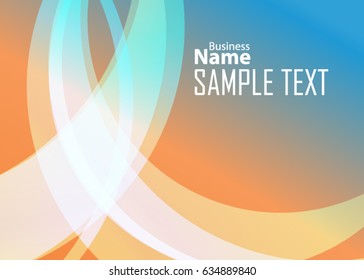 Color abstract template for card or banner. Metal Background with waves and reflections. Business background, silver, illustration. Illustration of abstract background with a metallic element