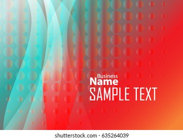 Color abstract template for card or banner. Metal Background with waves and reflections. Business background, silver, illustration. Illustration of abstract background with a metallic element