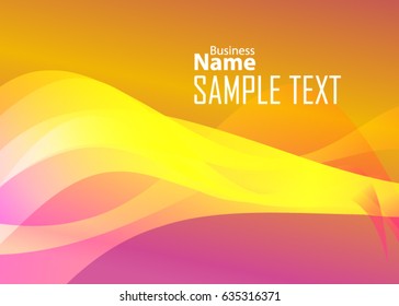 Color abstract template for card or banner. Metal Background with waves and reflections. Business background, silver, illustration. Illustration of abstract background with a metallic element