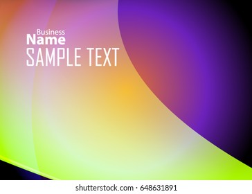 Color abstract template for card or banner. Metal Background with waves and reflections. Business background, silver, illustration. Illustration of abstract background with a metallic element