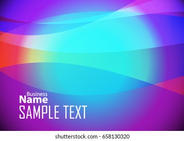 Color abstract template for card or banner. Metal Background with waves and reflections. Business background, silver, illustration. Illustration of abstract background with a metallic element