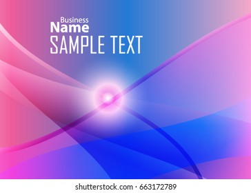 Color abstract template for card or banner. Metal Background with waves and reflections. Business background, silver, illustration. Illustration of abstract background with a metallic element