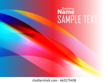 Color abstract template for card or banner. Metal Background with waves and reflections. Business background, silver, illustration. Illustration of abstract background with a metallic element