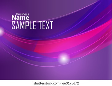 Color abstract template for card or banner. Metal Background with waves and reflections. Business background, silver, illustration. Illustration of abstract background with a metallic element