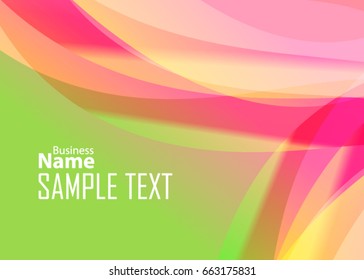 Color abstract template for card or banner. Metal Background with waves and reflections. Business background, silver, illustration. Illustration of abstract background with a metallic element