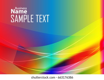 Color abstract template for card or banner. Metal Background with waves and reflections. Business background, silver, illustration. Illustration of abstract background with a metallic element