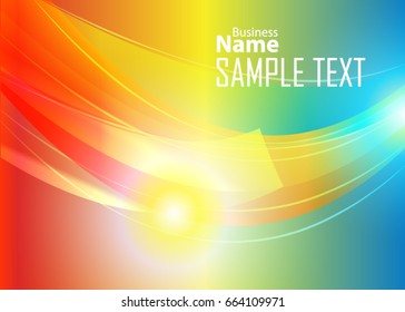 Color abstract template for card or banner. Metal Background with waves and reflections. Business background, silver, illustration. Illustration of abstract background with a metallic element
