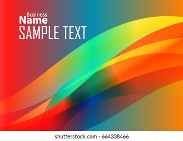Color abstract template for card or banner. Metal Background with waves and reflections. Business background, silver, illustration. Illustration of abstract background with a metallic element