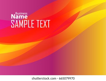 Color abstract template for card or banner. Metal Background with waves and reflections. Business background, silver, illustration. Illustration of abstract background with a metallic element