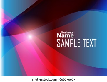 Color abstract template for card or banner. Metal Background with waves and reflections. Business background, silver, illustration. Illustration of abstract background with a metallic element