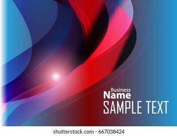Color abstract template for card or banner. Metal Background with waves and reflections. Business background, silver, illustration. Illustration of abstract background with a metallic element