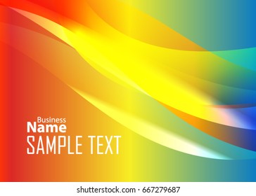 Color abstract template for card or banner. Metal Background with waves and reflections. Business background, silver, illustration. Illustration of abstract background with a metallic element