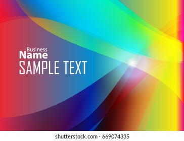 Color abstract template for card or banner. Metal Background with waves and reflections. Business background, silver, illustration. Illustration of abstract background with a metallic element