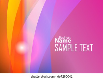 Color abstract template for card or banner. Metal Background with waves and reflections. Business background, silver, illustration. Illustration of abstract background with a metallic element