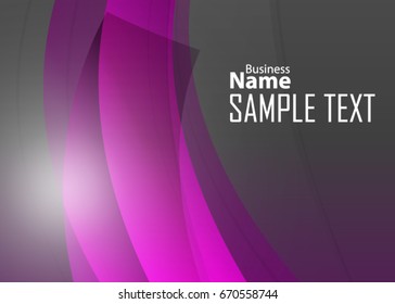 Color abstract template for card or banner. Metal Background with waves and reflections. Business background, silver, illustration. Illustration of abstract background with a metallic element