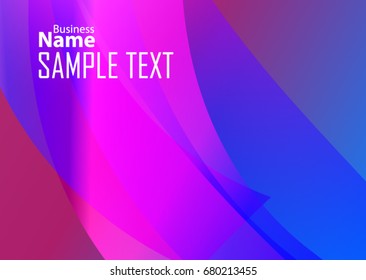 Color abstract template for card or banner. Metal Background with waves and reflections. Business background, silver, illustration. Illustration of abstract background with a metallic element