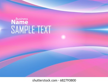 Color abstract template for card or banner. Metal Background with waves and reflections. Business background, silver, illustration. Illustration of abstract background with a metallic element