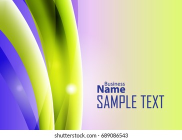 Color abstract template for card or banner. Metal Background with waves and reflections. Business background, silver, illustration. Illustration of abstract background with a metallic element
