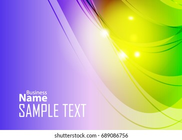 Color abstract template for card or banner. Metal Background with waves and reflections. Business background, silver, illustration. Illustration of abstract background with a metallic element
