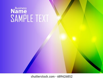 Color abstract template for card or banner. Metal Background with waves and reflections. Business background, silver, illustration. Illustration of abstract background with a metallic element