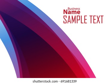 Color abstract template for card or banner. Metal Background with waves and reflections. Business background, silver, illustration. Illustration of abstract background with a metallic element