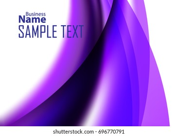 Color abstract template for card or banner. Metal Background with waves and reflections. Business background, silver, illustration. Illustration of abstract background with a metallic element