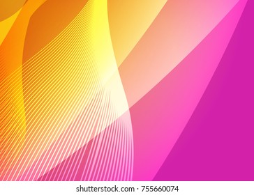 Color abstract template for card or banner. Metal Background with waves and reflections. Business background, silver, illustration. Illustration of abstract background with a metallic element