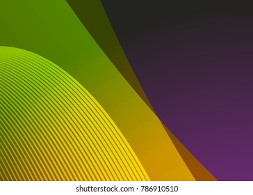 Color abstract template for card or banner. Metal Background with waves and reflections. Business background, silver, illustration. Illustration of abstract background with a metallic element