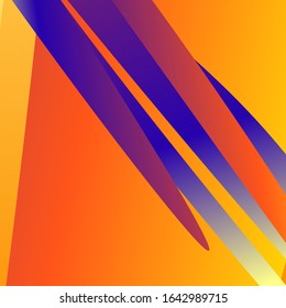 Color abstract template for a map or banner. gradient background with waves and reflections. Illustration of warm hues in geometric shapes.