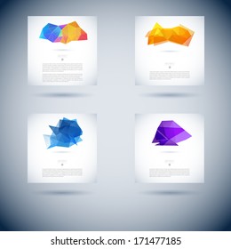 color abstract triangle set of abstraction vector scene with three object pattern for design color abstract triangle line white star crowd colourful abstraction background scene pile colorful digital