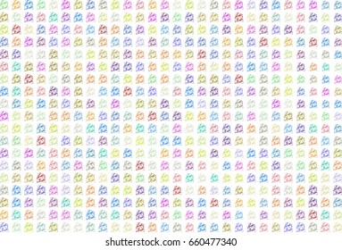 Color abstract triangle strip pattern generative art background. Style of mosaic or tile. Vector illustration graphic.